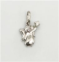 Charm Gioielleria Dossena  medaglie religiose in Oro bianco Diamante CHOR-111-253